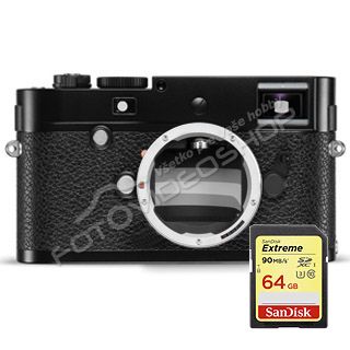 Leica M-P Typ 240 telo, čierna + SanDisk 64GB Zadarmo