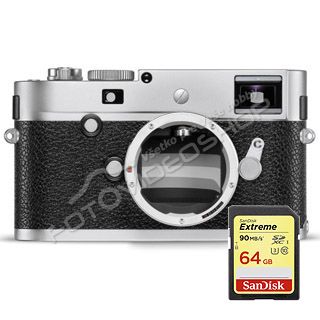 Leica M-P Typ 240 telo, strieborná + SanDisk 64GB Zadarmo