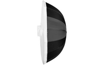 BIG UMBRELLA 180 cm White / Black + Difzna vrstva
