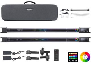 Godox TL60 2 light kit LED svetlo RGB CRI< 97 s filmovmi efektami a DMX