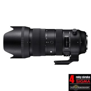 Sigma 70-200mm f / 2,8 DG OS HSM Sports Nikon + 4 roky zruka!