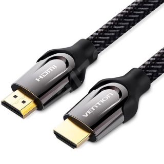 Vention Nylon Braided HDMI 1.4 Cable 10M Black Metal Type