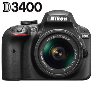 Nikon D3400 + 18-55 AF-P VR Black + 4x istenie ipu zadarmo !