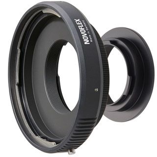 Novoflex NIKA + HARING adaptr pre objektvy Hasselblad na fotoaparty Nikon F