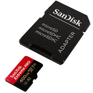 SanDisk Extreme Pro microSDXC 400 GB 170 MB/s A2 C10 V30 UHS-I U3 + SD Adaptr