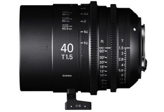 SIGMA CINE 40mm T1.5 FF F/CE METRIC pre Canon EF