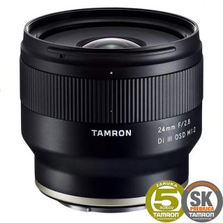 Tamron 24mm f / 2.8 Di III OSD M1:2 Sony E-mount (5 rokov zruka)