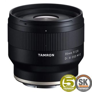 Tamron 35mm f / 2.8 Di III OSD M1:2 Sony E-mount (5 rokov zruka)