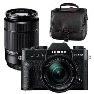 Fujifilm  X-T10 + XC 16-50 / 50-230mm  ierny +Taka -CASHBACK 100