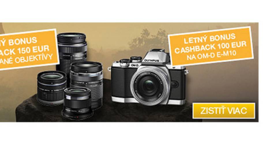 Olympus letn CASHBACK