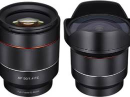 Samyang 14mm a 50mm - nov� AF objekt�vy
