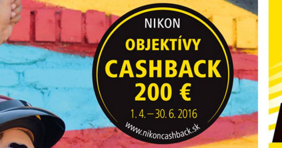 Nikon Cashback 2016 - špičkové objektívy