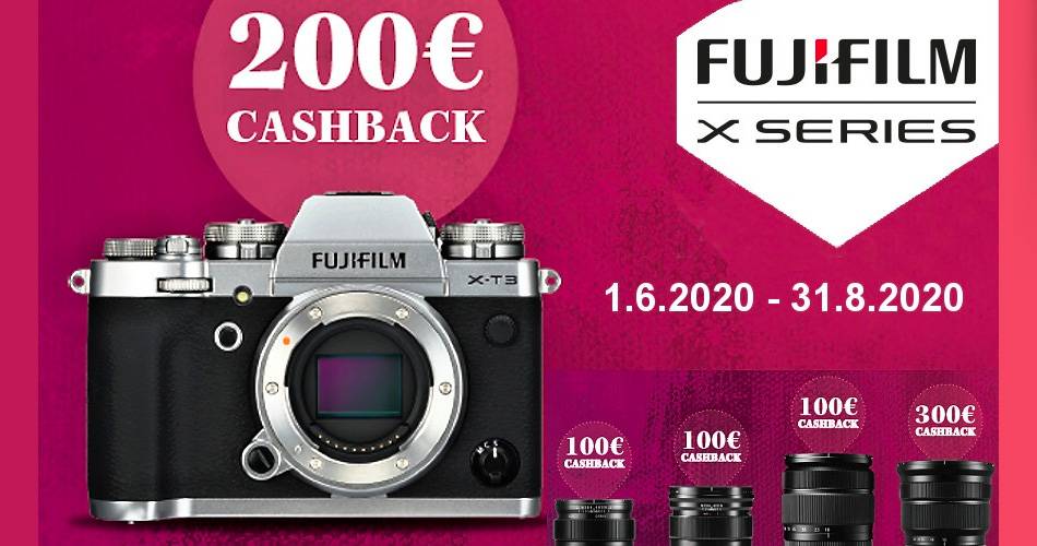 Fujifilm Cashback - leto 2020