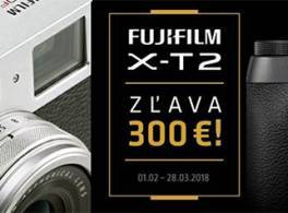 Akcia- Zavy na Fujifilm X-T2: 300 / X100F: 100