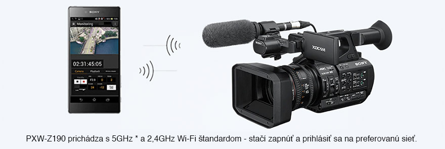 sony pxw-z190 videokamera