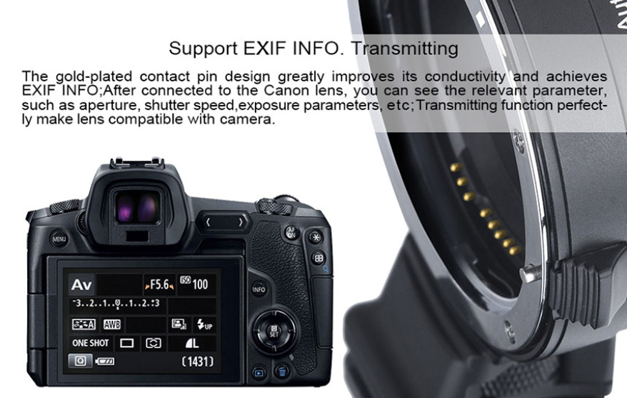 Commlite CM-EF-EOS-R adaptr