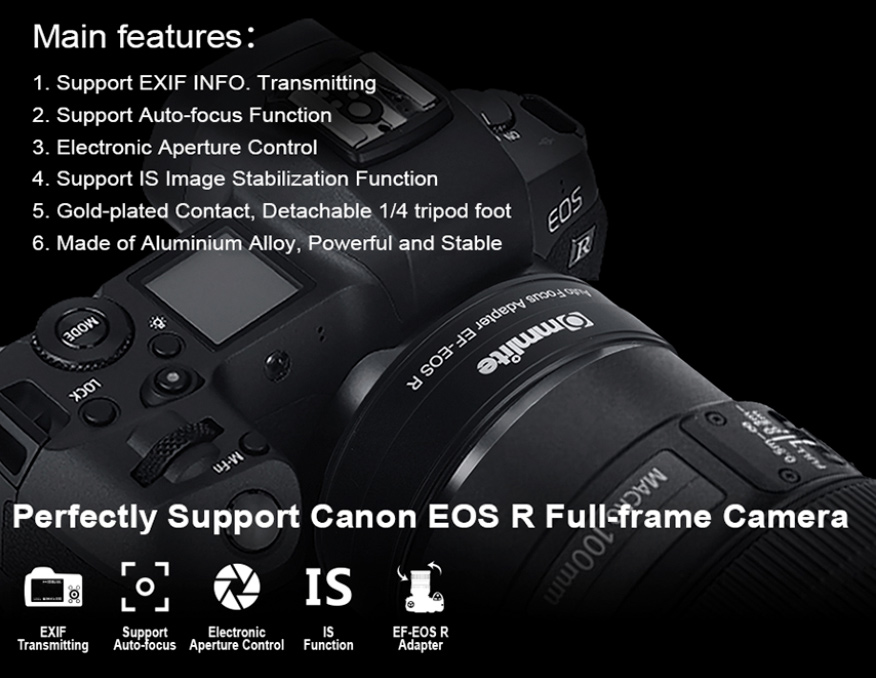 Commlite CM-EF-EOS-R adaptr