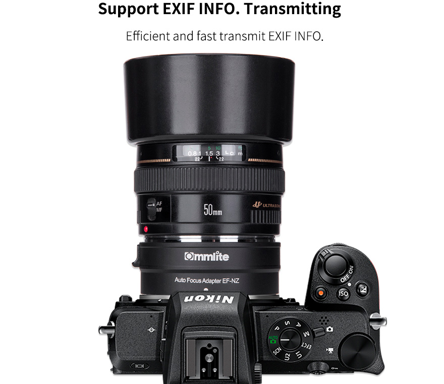 Adapter Commlite Canon EF pre Nikon Z