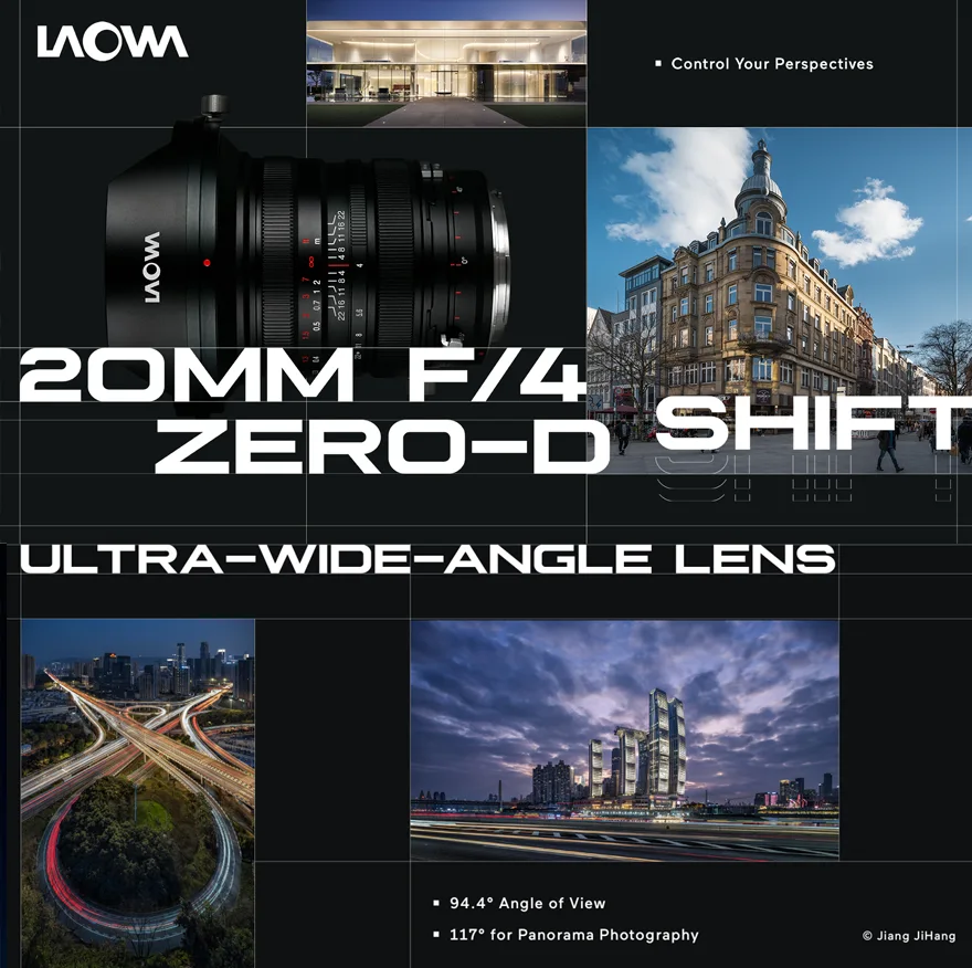 Laowa 20mm f/4 Zero-D Shift