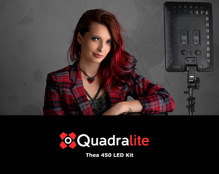 quadralite thea led svetlo 450