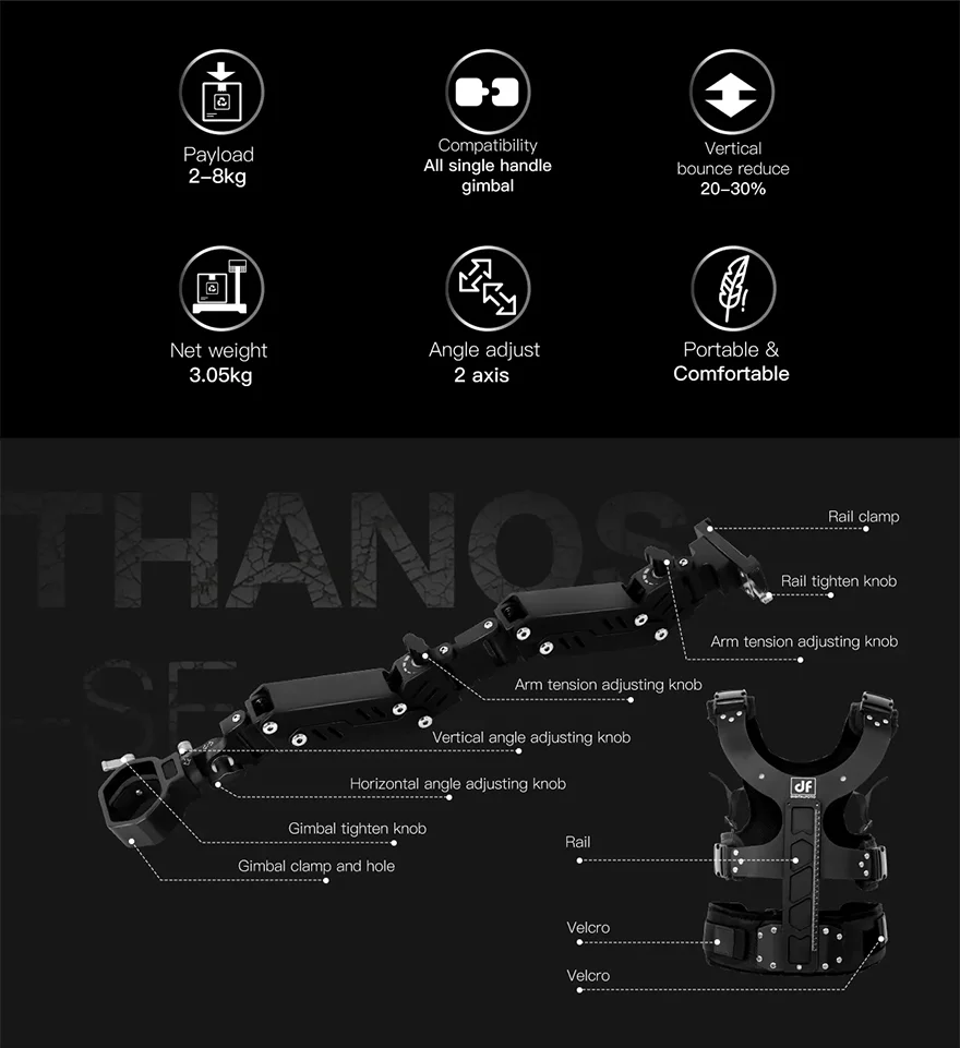 DF Thanos SE gimbal stabilizer