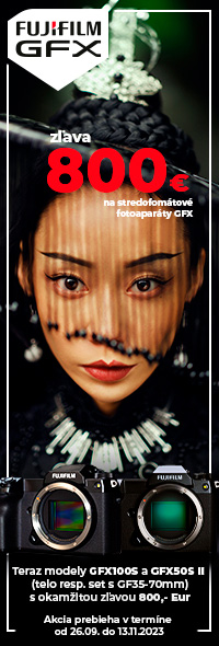 Fujifilm akcia GFX