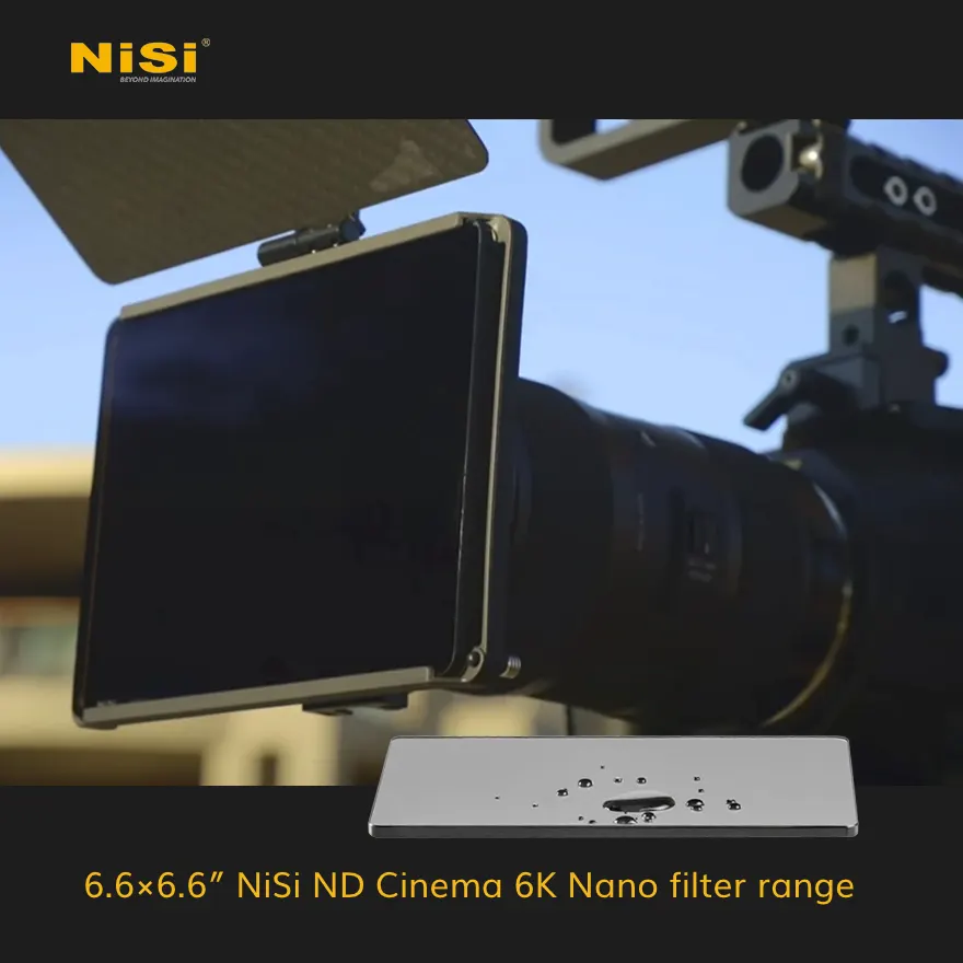 6.66.6″ NiSi ND Cinema 6K Nano filter r