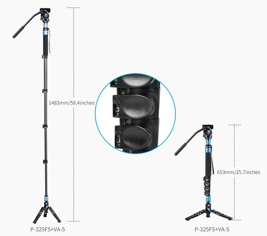 SIRUI Monopod P-325FS