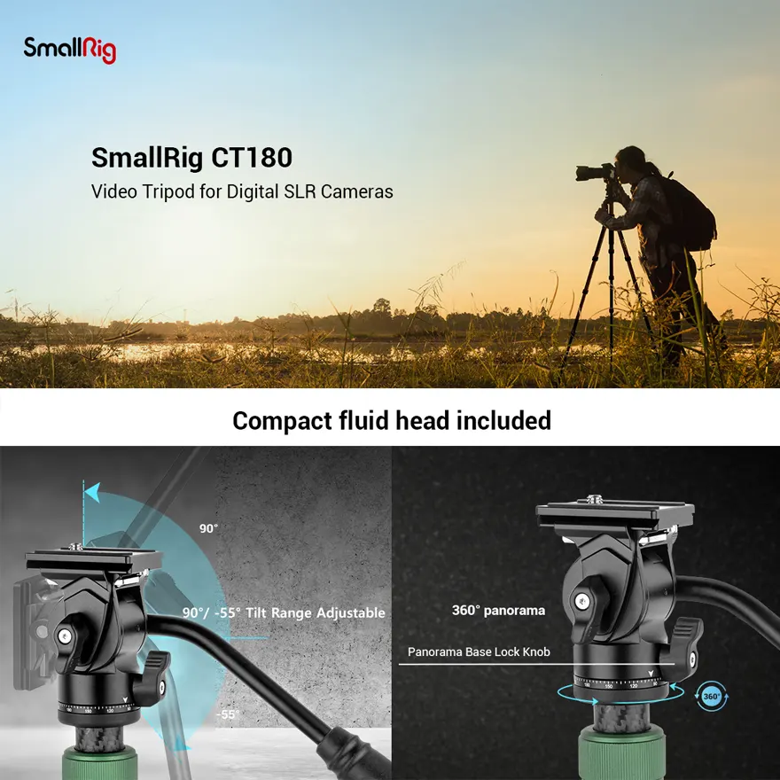 SMALLRIG 3760 Videostatv CT180