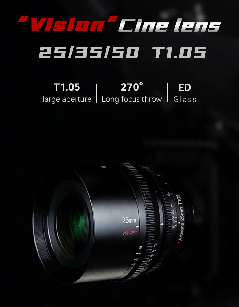 7Artisans T1.05 APS-C Cine Vision