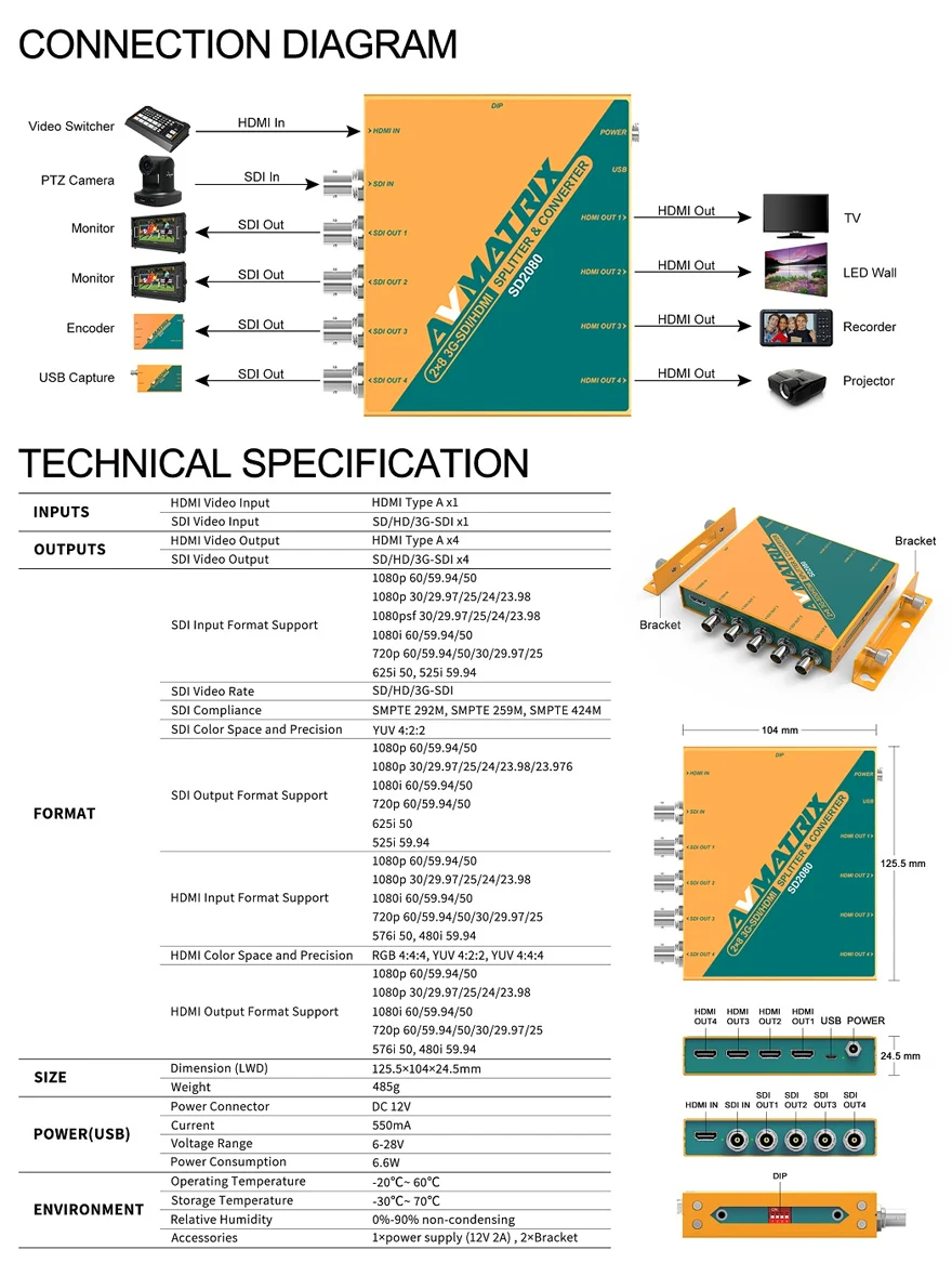 AVMATRIX SD2080