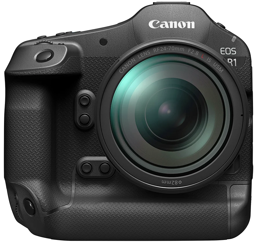 EOS R1 front