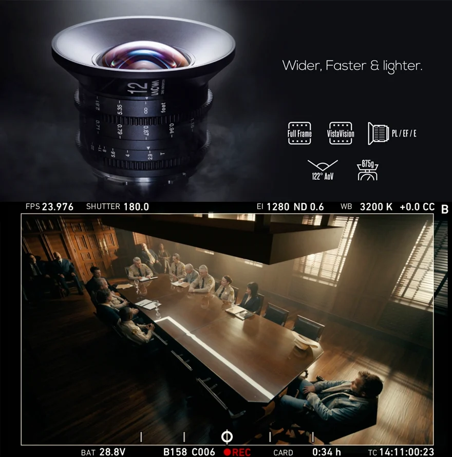 Laowa 12 mm T/2,9 Zero-D Cine