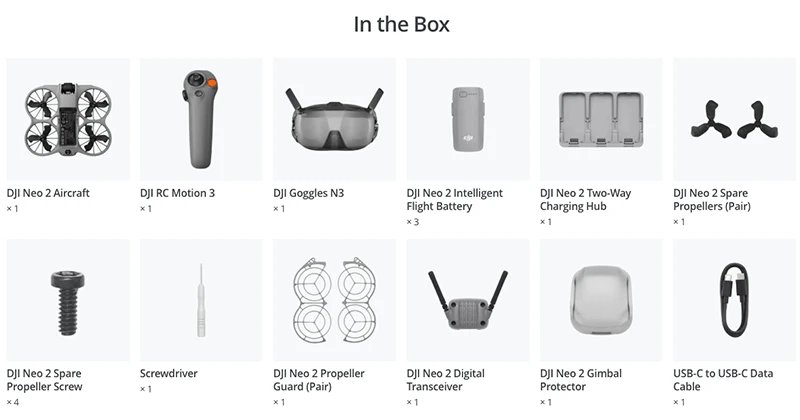 DJI Neo 2 Motion Fly More Combo (RC Motion 3)