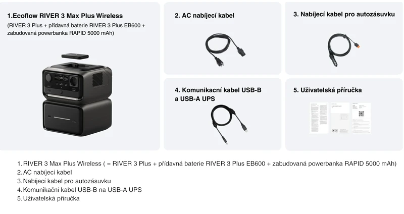 EcoFlow RIVER 3 Max Plus Wireless