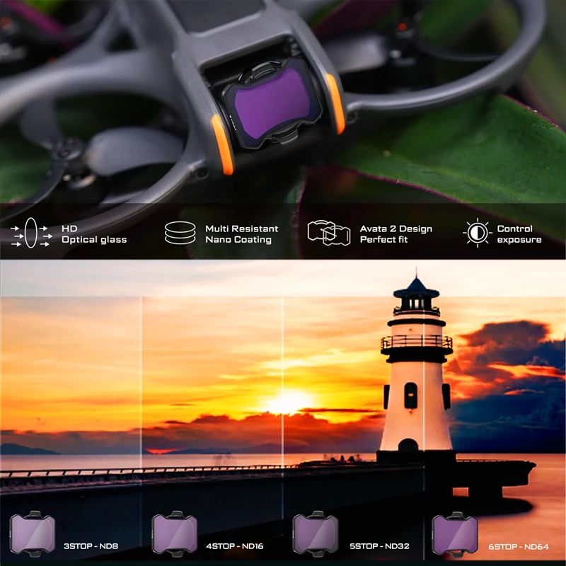 Freewell sada ND filtrov pre DJI Avata 2