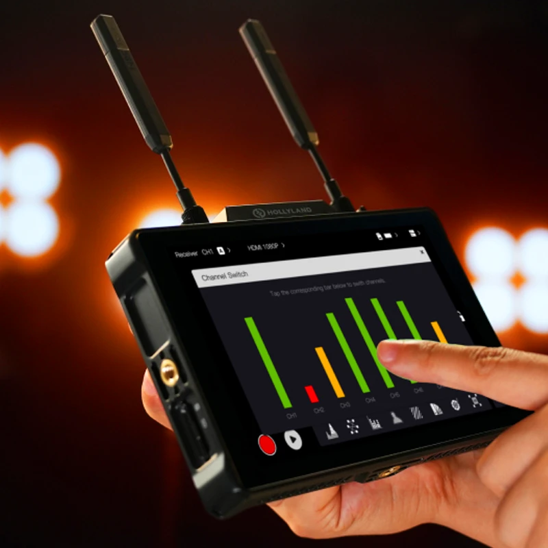 Hollyland Pyro 5 & 7 Wireless Transceiver Monitor Kit