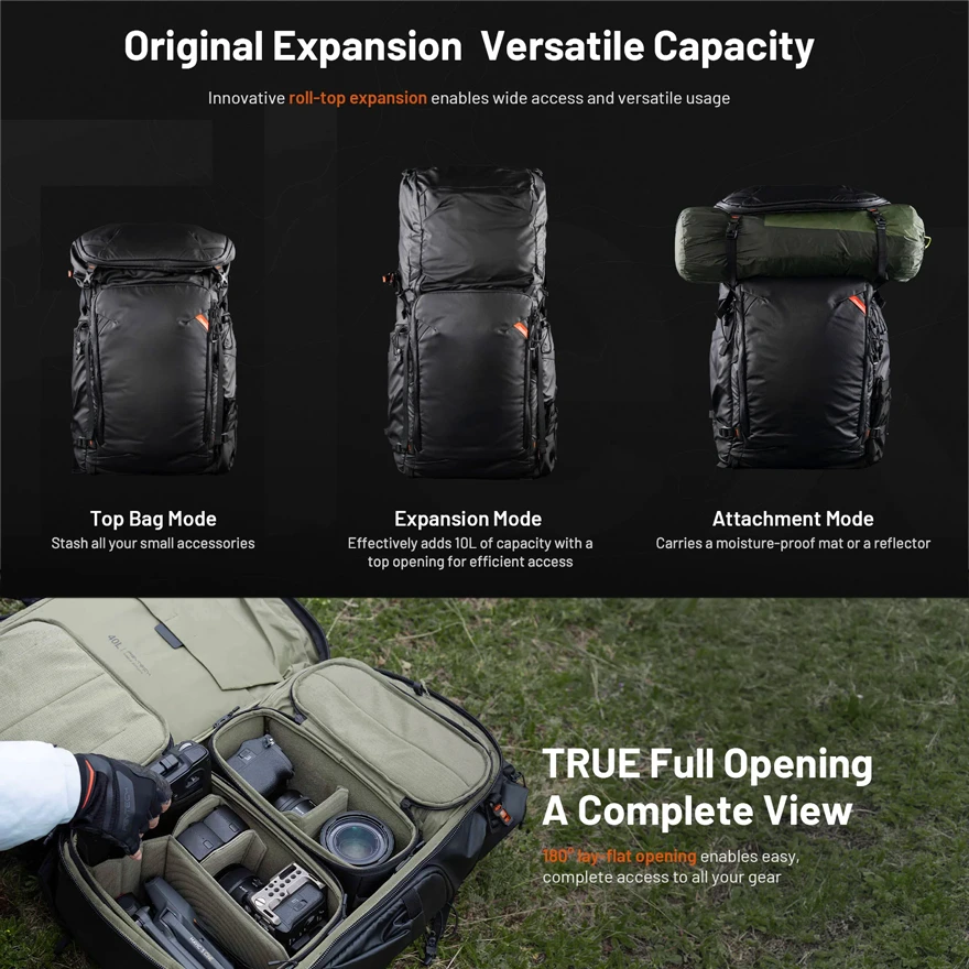 PGYTECH OnePro Flex Backpack 50L