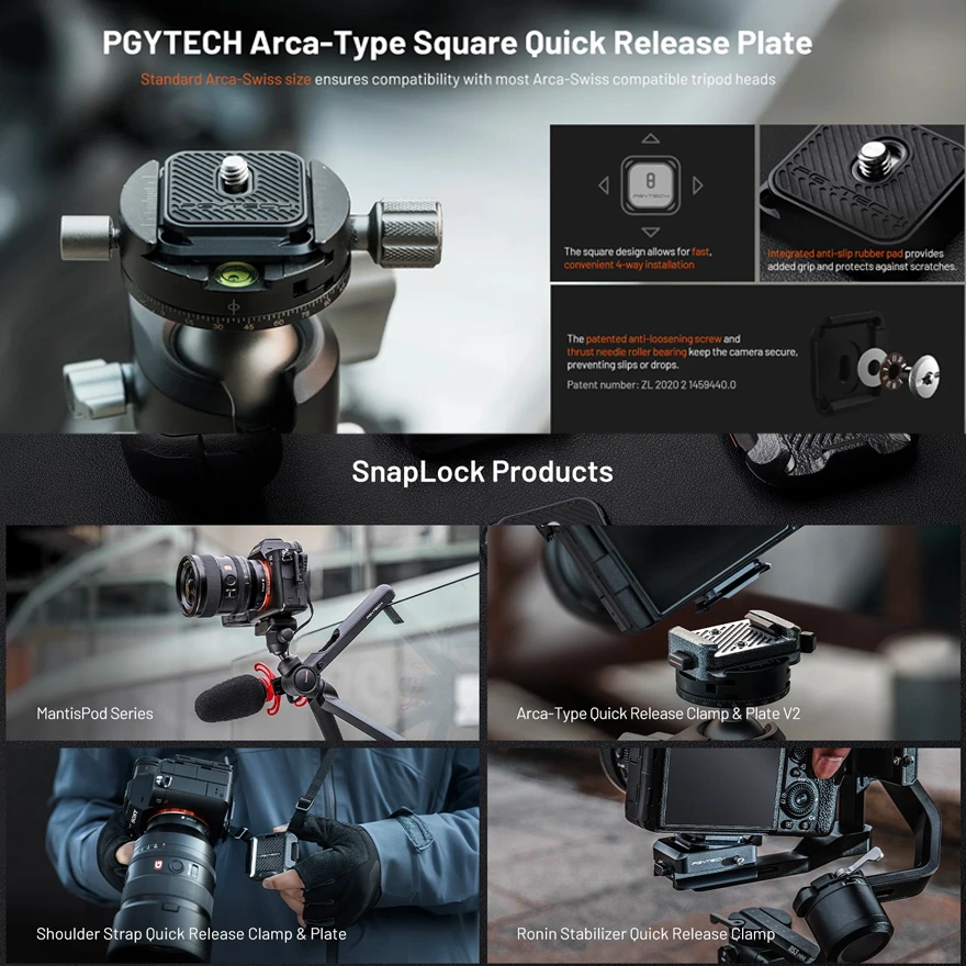 PGYTECH Beetle Camera Clip V2 