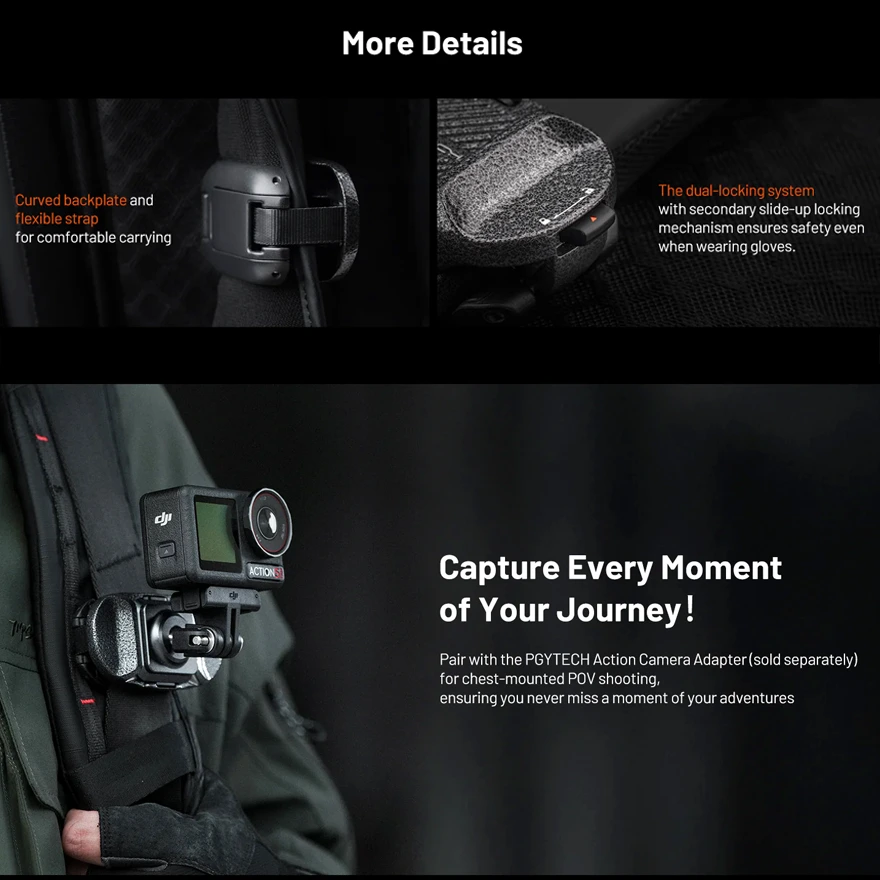 PGYTECH Beetle Camera Clip V2 