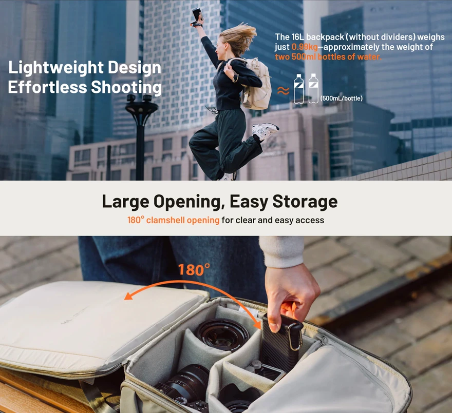 PGYTECH OneGo Lite Backpack 22L