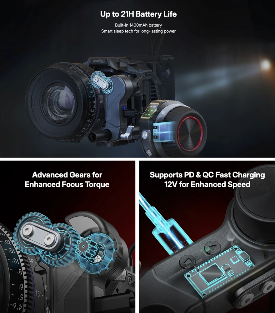 SmallRig 4296B Wireless Follow Focus Kit (Lite)