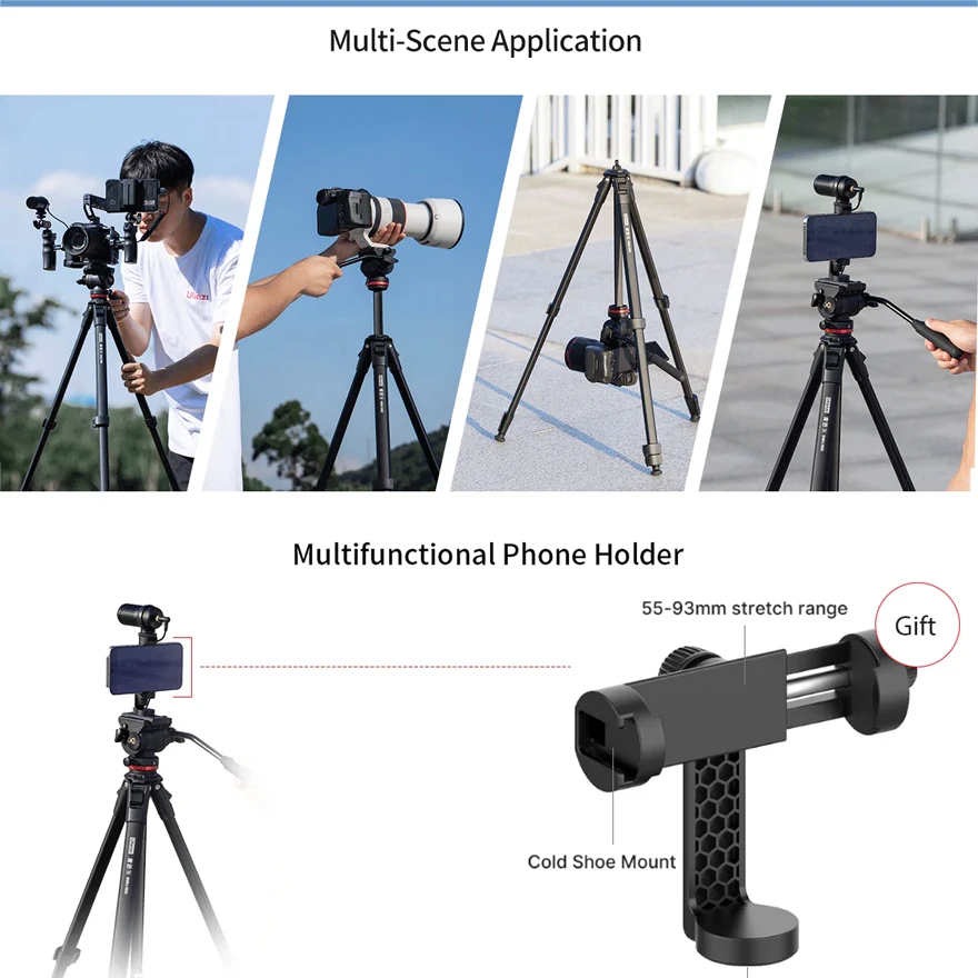 Ulanzi Videostatv Fluid Head