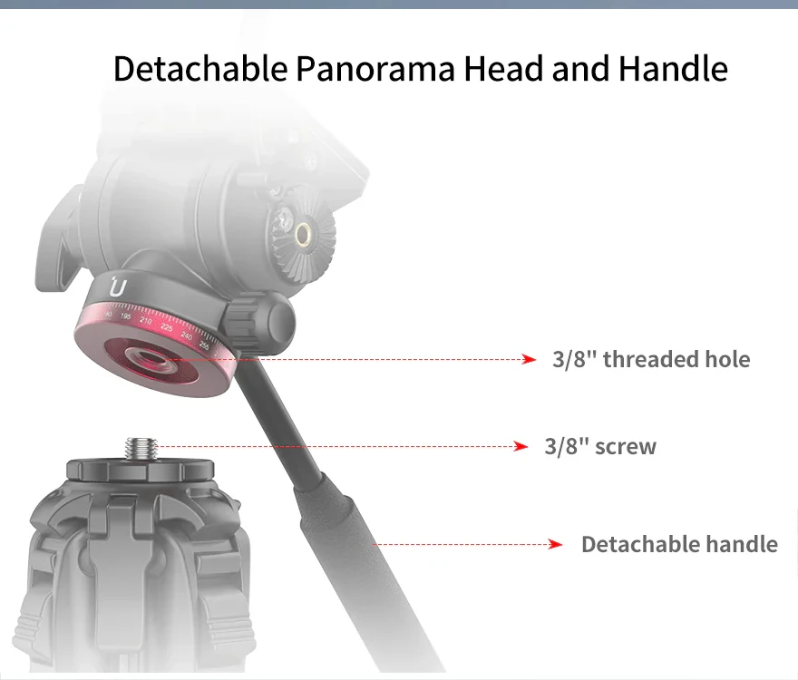 Ulanzi Videostatv Fluid Head