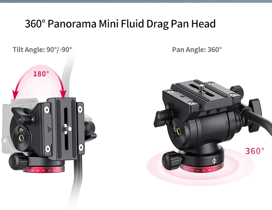 Ulanzi Videostatv Fluid Head