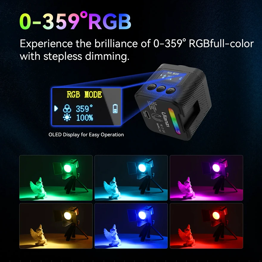 Ulanzi RGB Video LED svetlo Mini kocka