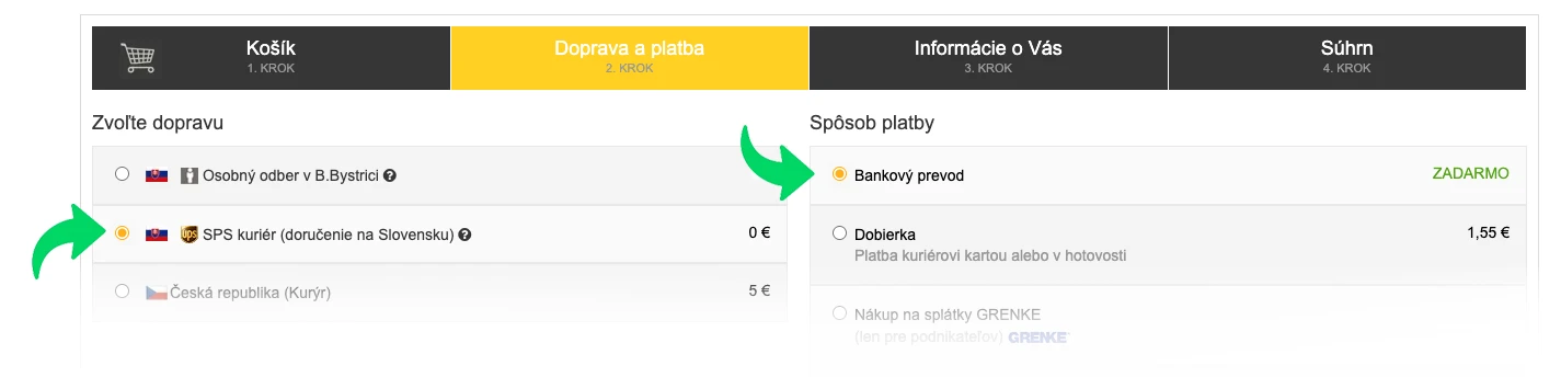doprava zadarmo