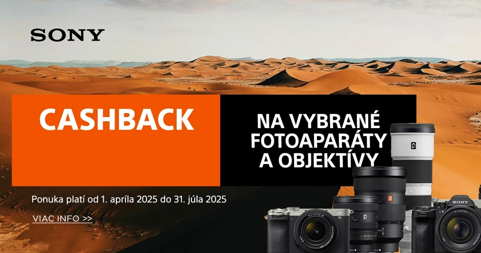 Sony CASHBACK Leto 2025