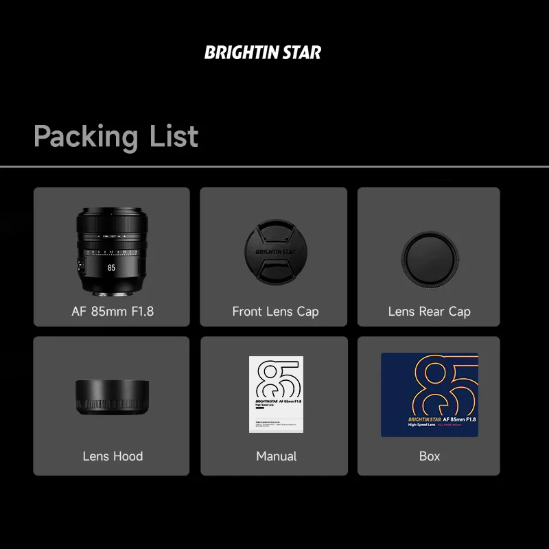 Brightin star af 85mm f1,8