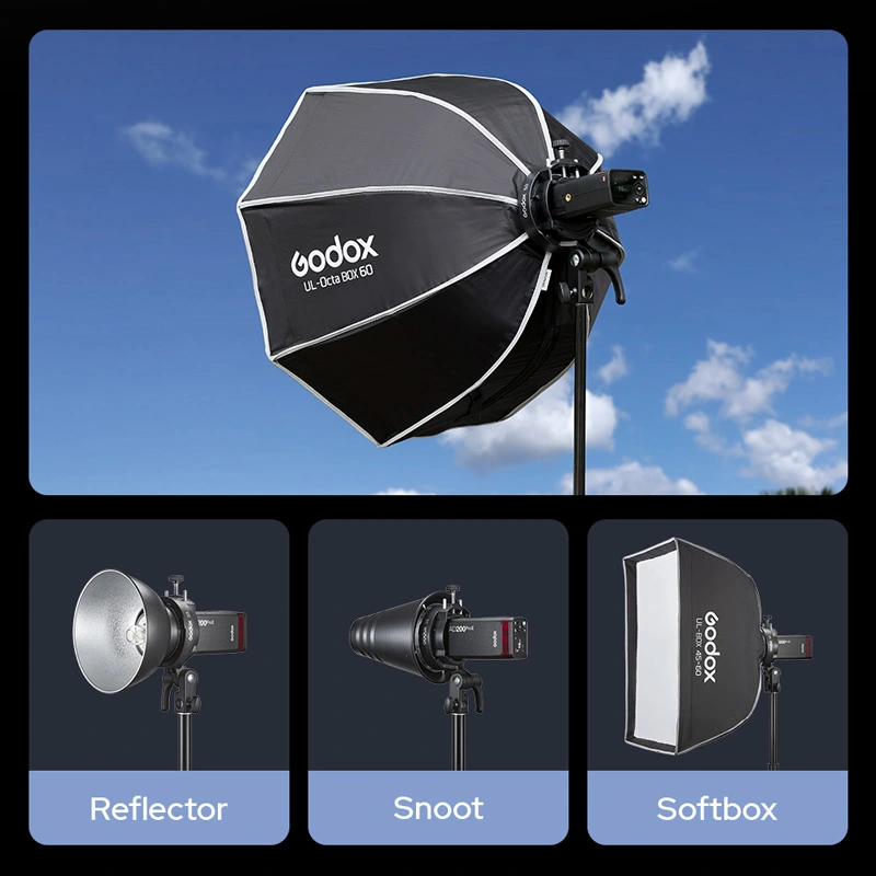 Godox S3 Speedlite Bracket drziak blesk blesky flash mount bowens softbox